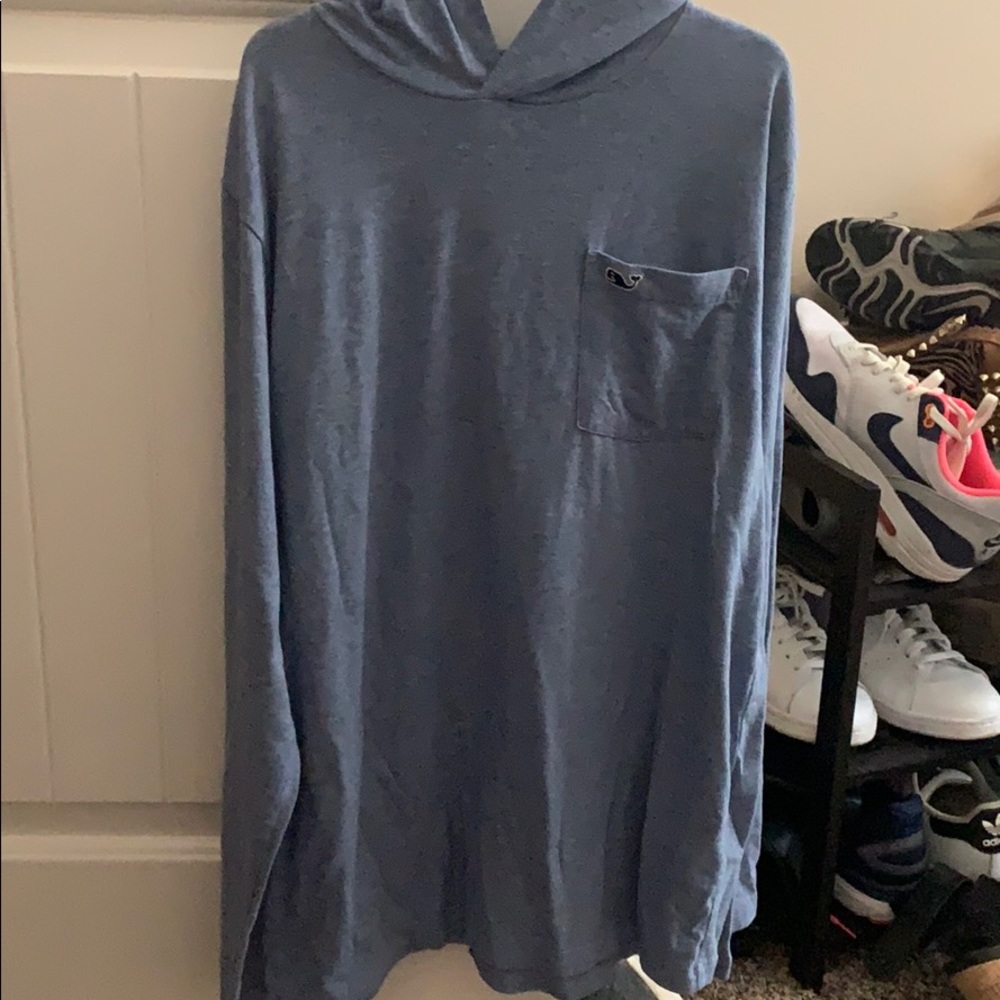Vineyard Vines long sleeve hooded boys shirt
